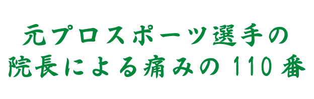 痛みの１１０番